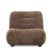 Fotelja Wyatt Velours Cognac