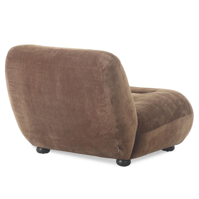 Fotelja Wyatt Velours Cognac
