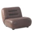 Fotelja Wyatt Wax Leather Chocolate