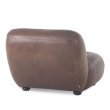 Fotelja Wyatt Wax Leather Chocolate