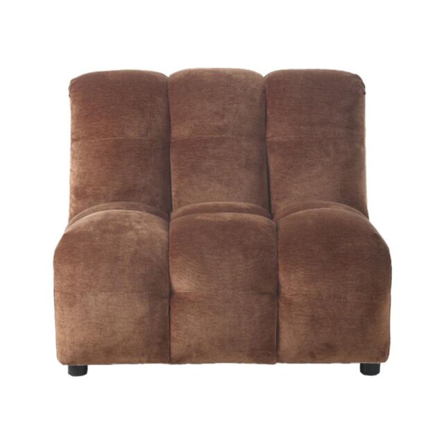 Element s naslonom Leather Cognac