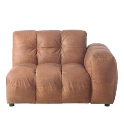 Sofa element s desnim rukonaslonom Leather Cognac