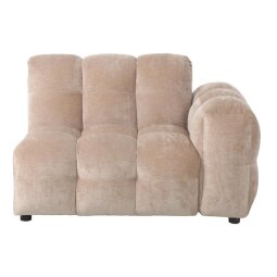 Sofa element s desnim rukonaslonom Velours Beige