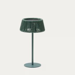 Vanjska solarna stolna svjetiljka Aldet Turquoise