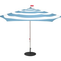 Suncobran Stripesol Wave Blue ø350 cm + crna baza