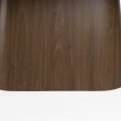 Blagovaonski stol Almira Oval 180 Walnut