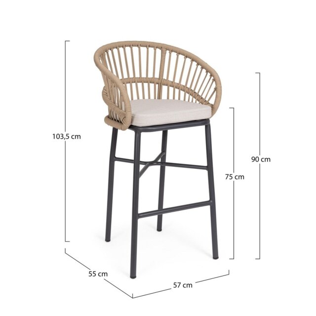 Barska stolica Odivelas Beige