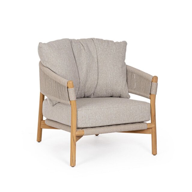 Fotelja Garita Beige s rukonaslonom