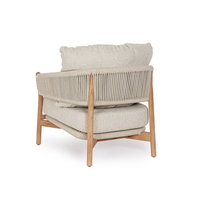 Fotelja Garita Beige s rukonaslonom