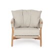 Fotelja Garita Beige s rukonaslonom