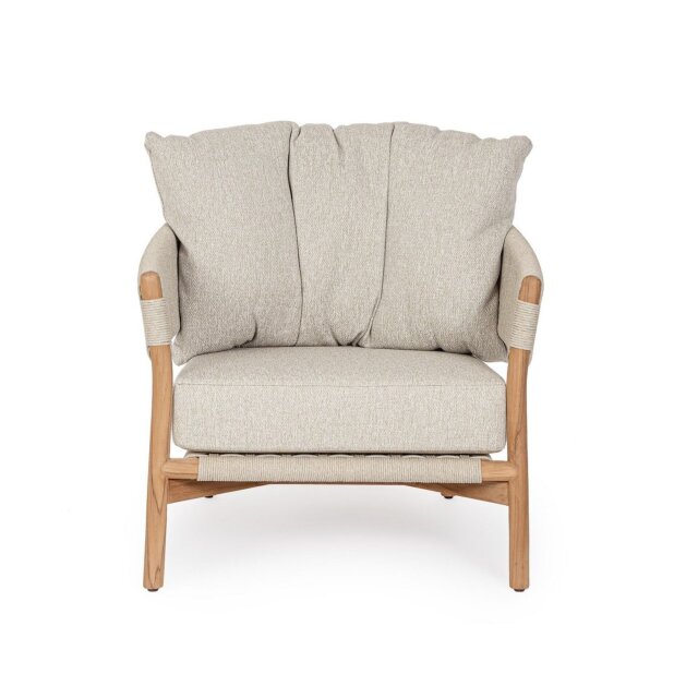 Fotelja Garita Beige s rukonaslonom