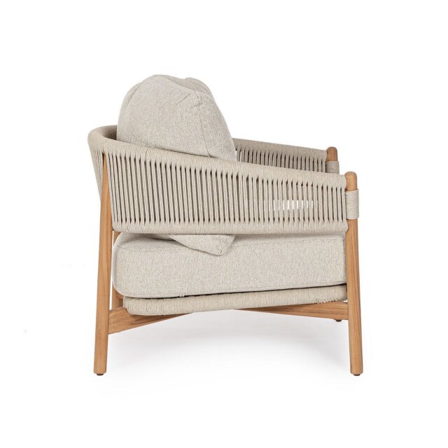 Fotelja Garita Beige s rukonaslonom
