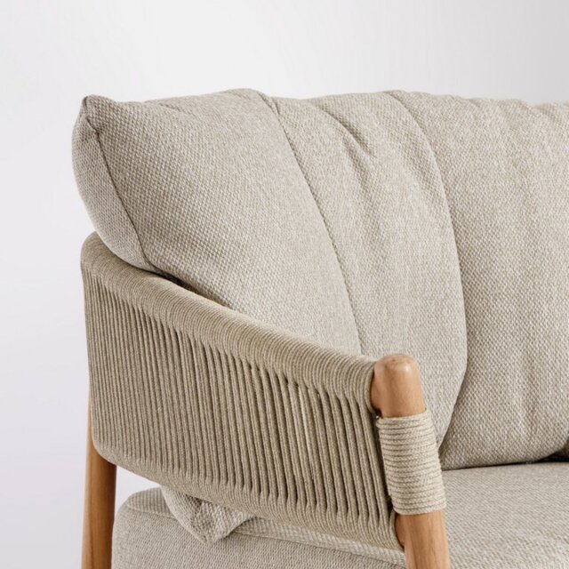 Fotelja Garita Beige s rukonaslonom