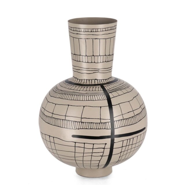 Dekorativna boca Grey Beige H43