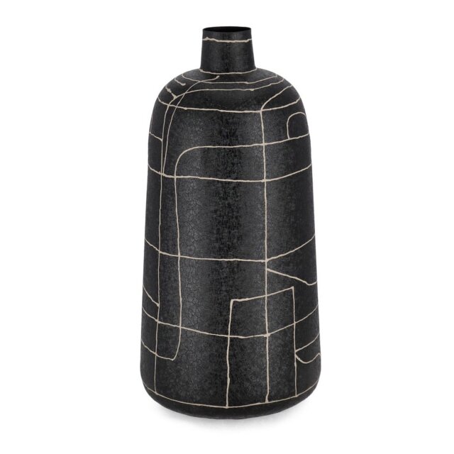 Dekorativna boca Black Grey H44