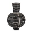 Dekorativna boca Black Grey H43