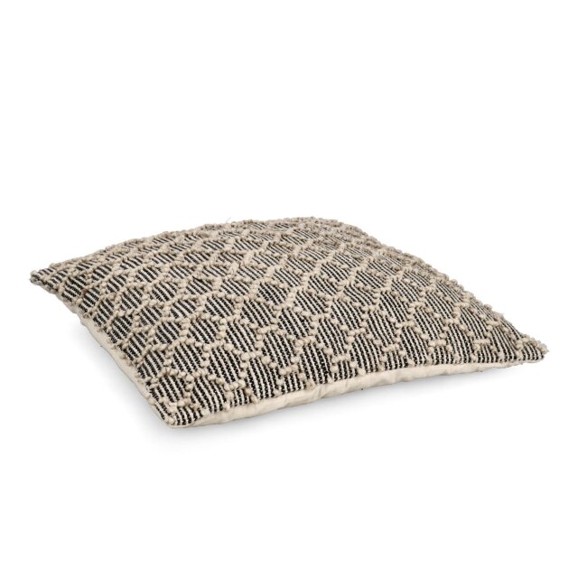 Jastuk Dhawan Black/Beige 80x80 cm-set-od-2-kom