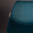 Barska stolica Franky Velvet Petrol
