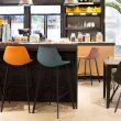 Barska stolica Franky Velvet Petrol