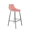 Barska stolica Franky Velvet Old Pink
