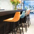 Barska stolica Franky Velvet Orange