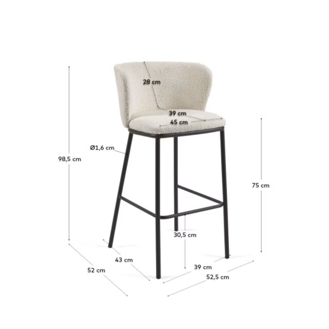 Barska stolica Ciselia White