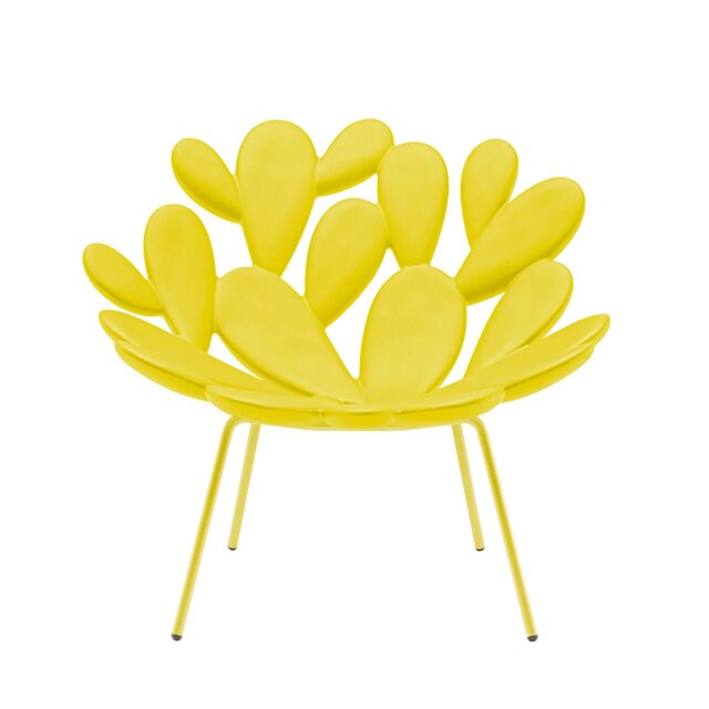 Filicudi fotelja Yellow s rukonaslonom