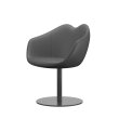 Fotelja XOXO Leather Grey