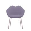Fotelja XOXO Fabric Four Legs Pink