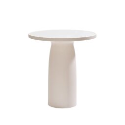 Stol Toto White Glass 70 cm