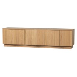TV komoda Zuma 200 cm Oak Transparent