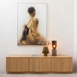 TV komoda Zuma 200 cm Oak Transparent