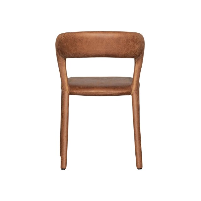 Blagovaonska stolica Noble Leather Cognac