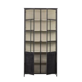 Vitrina Exhibit Black 2 Doors