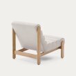 Fotelja Magira Beige Wood Natural Finish