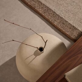 Vaza Nivala White Beige