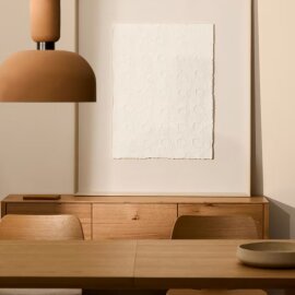 Slika Olvin White Recycled Paper 103x123 cm