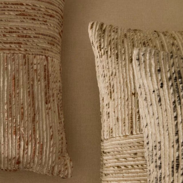Jastučnica Anuba Beige White 45x45 cm