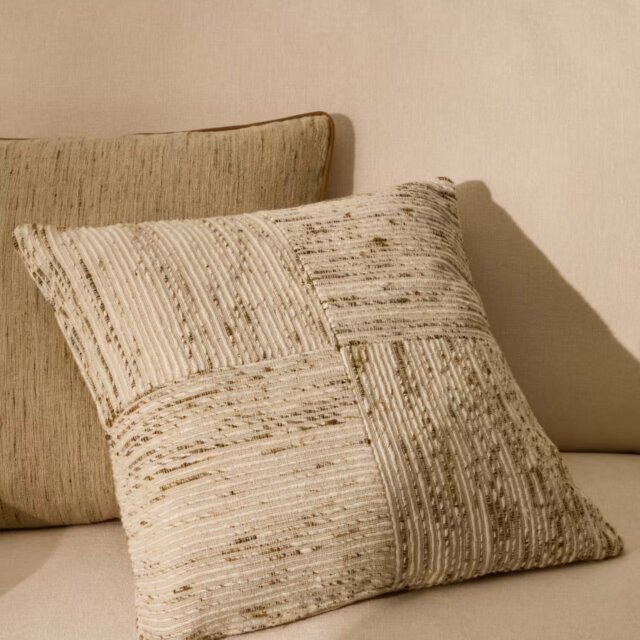 Jastučnica Anuba Beige White 45x45 cm