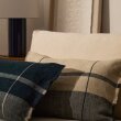 Jastučnica Eron Beige Blue Linen 40x60 cm