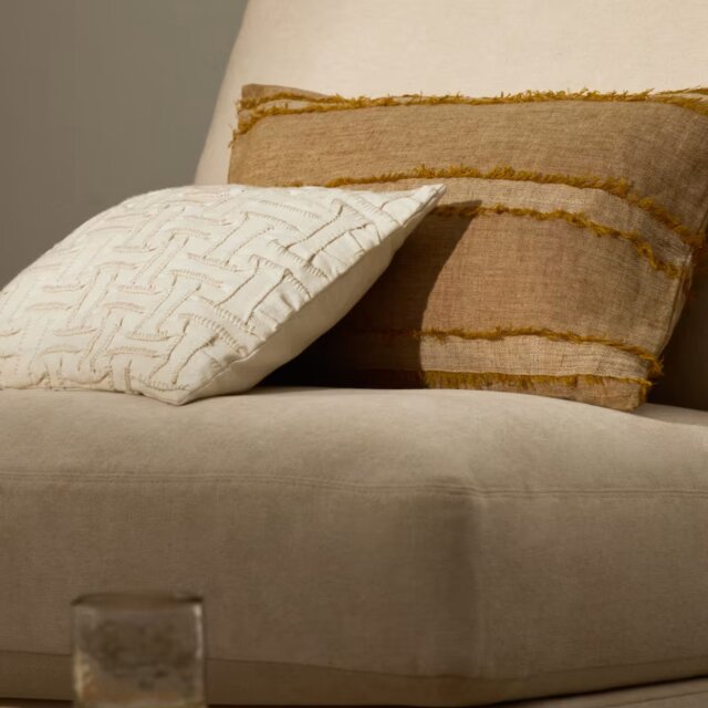 Jastučnica Neris Mustard Linen 40x60 cm