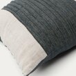 Jastučnica Zoren White Grey Linen