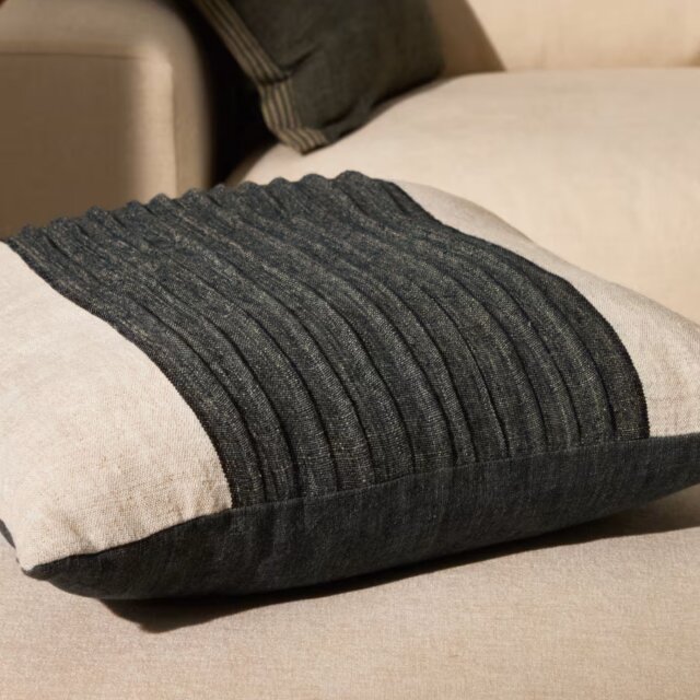 Jastučnica Zoren White Grey Linen