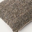 Jastučnica Tivra Black Cotton Jute 45x45 cm