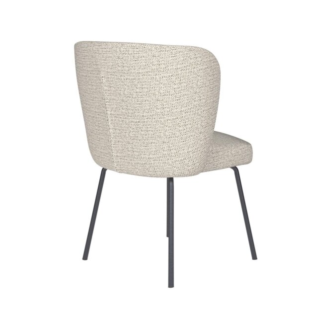 Blagavaonska stolica Stan Off White 4 Metal Legs