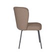 Blagovaonska stolica Stan Taupe 4 Metal Legs