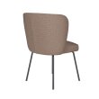 Blagovaonska stolica Stan Taupe 4 Metal Legs