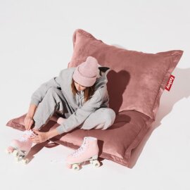 Vreća za sjedenje Original Slim Velvet Pink