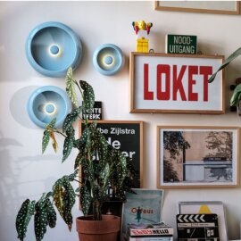Višenamjenska lampa Oloha Medium Jet Blue