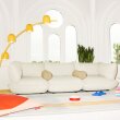 Dekorativni jastuk Puff Yellow Beige
